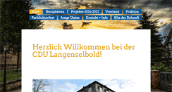 Desktop Screenshot of cdu-langenselbold.de